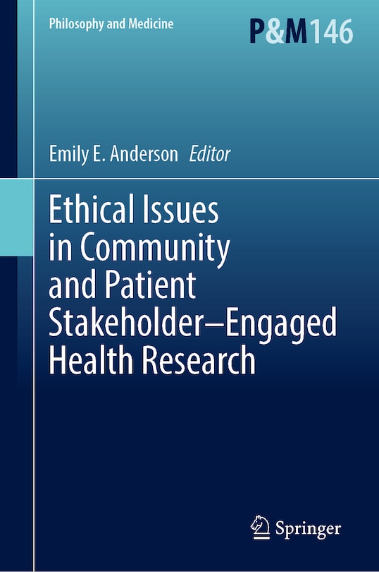 Front cover_Ethical Issues in Community and Patient Stakeholder-Engaged Health Research