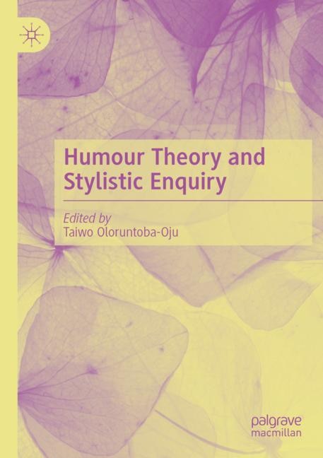 Couverture_Humour Theory and Stylistic Enquiry