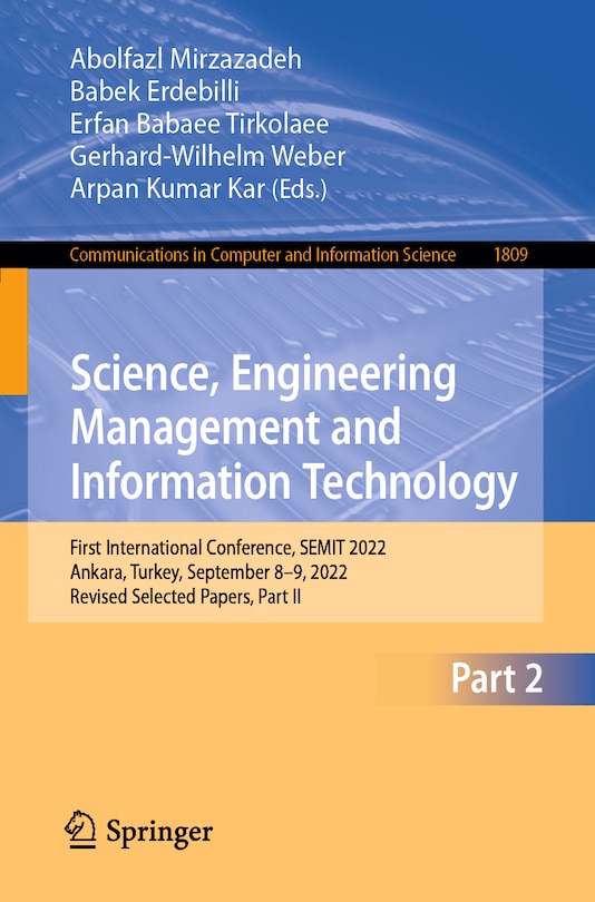 Front cover_Science, Engineering Management and Information Technology