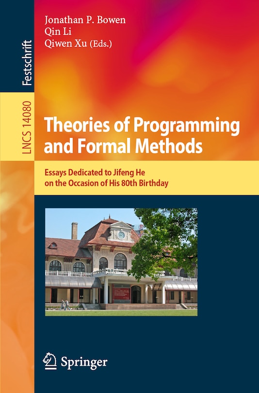 Couverture_Theories of Programming and Formal Methods