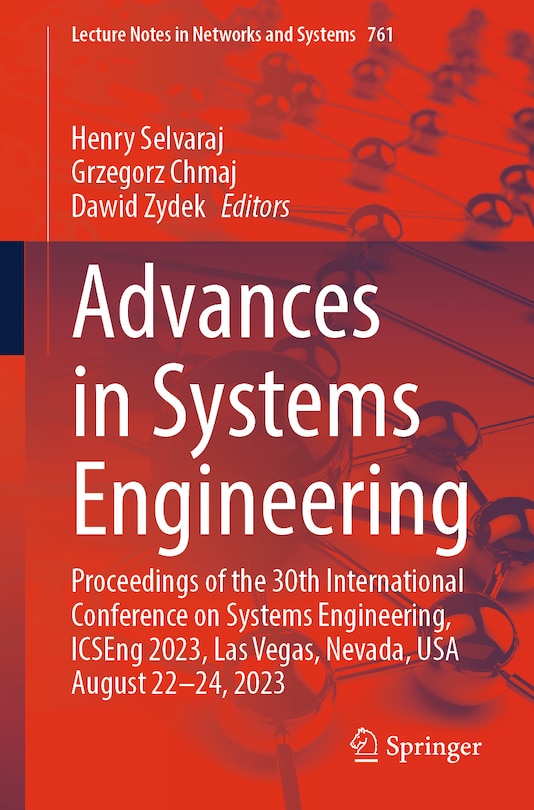 Front cover_Advances in Systems Engineering