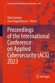 Front cover_Proceedings of the International Conference on Applied Cybersecurity (ACS) 2023
