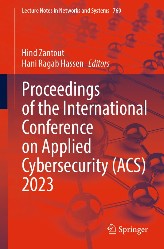 Front cover_Proceedings of the International Conference on Applied Cybersecurity (ACS) 2023