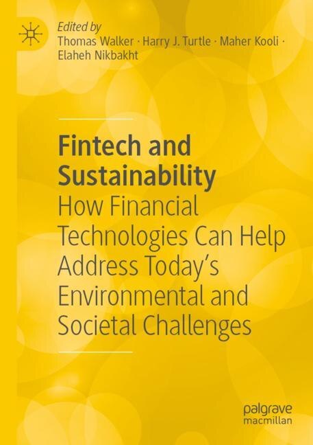 Front cover_Fintech and Sustainability