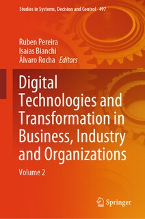 Couverture_Digital Technologies and Transformation in Business, Industry and Organizations