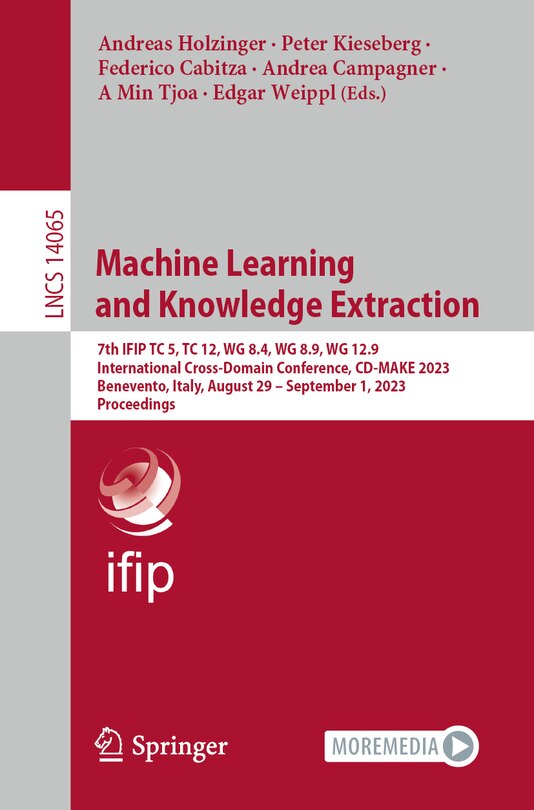 Front cover_Machine Learning and Knowledge Extraction