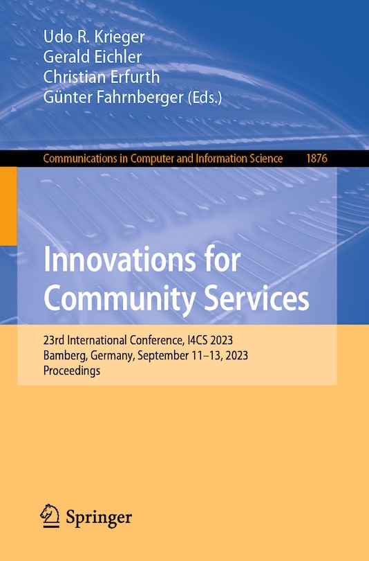 Front cover_Innovations for Community Services