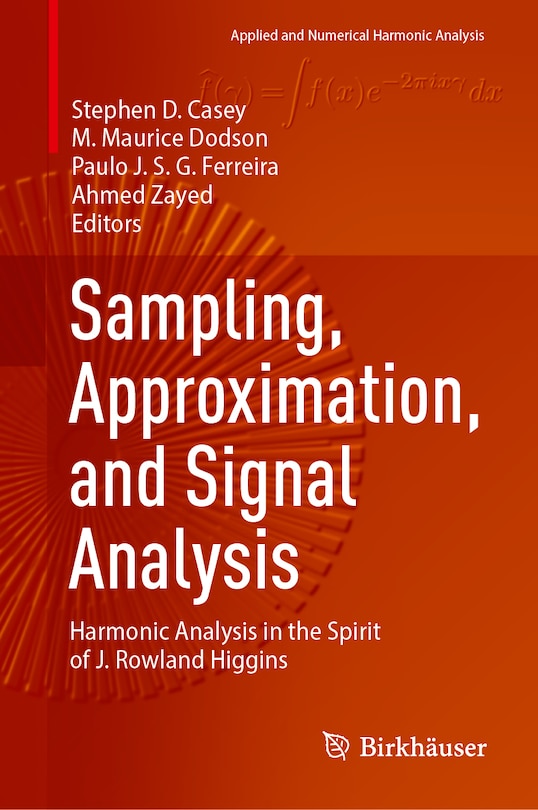 Front cover_Sampling, Approximation, and Signal Analysis
