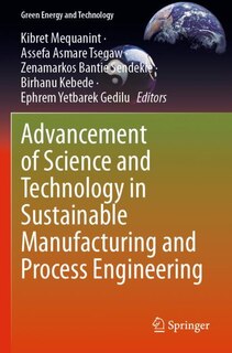 Couverture_Advancement of Science and Technology in Sustainable Manufacturing and Process Engineering