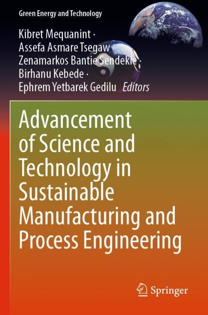 Couverture_Advancement of Science and Technology in Sustainable Manufacturing and Process Engineering