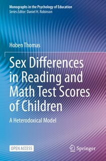 Front cover_Sex Differences in Reading and Math Test Scores of Children