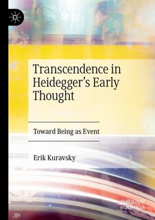 Couverture_Transcendence in Heidegger's Early Thought