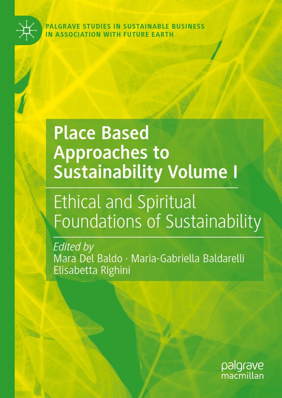 Front cover_Place Based Approaches to Sustainability Volume I