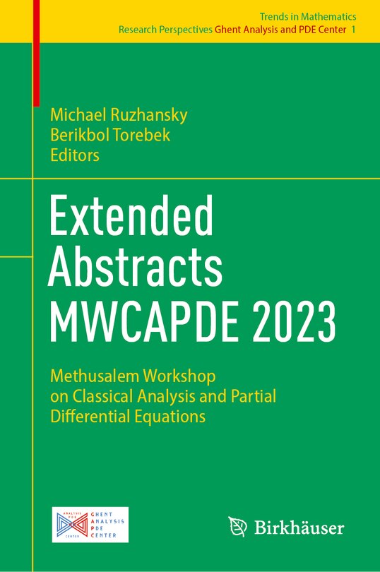 Front cover_Extended Abstracts Mwcapde 2023
