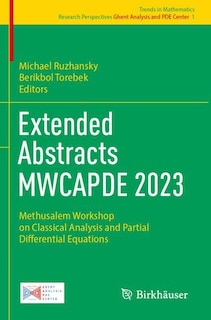 Front cover_Extended Abstracts Mwcapde 2023