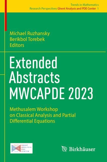 Front cover_Extended Abstracts Mwcapde 2023