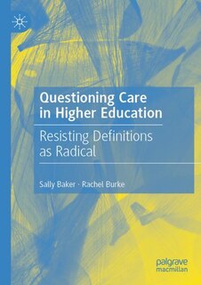 Front cover_Questioning Care in Higher Education