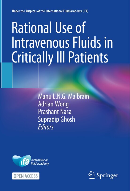 Couverture_Rational Use of Intravenous Fluids in Critically Ill Patients