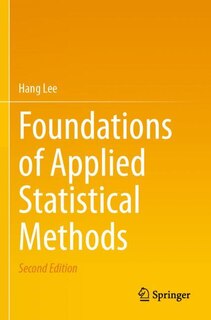 Front cover_Foundations of Applied Statistical Methods