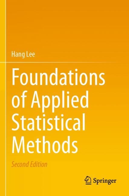 Front cover_Foundations of Applied Statistical Methods