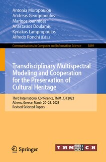 Front cover_Transdisciplinary Multispectral Modeling and Cooperation for the Preservation of Cultural Heritage