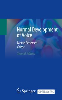 Front cover_Normal Development of Voice