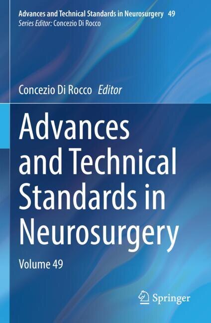 Couverture_Advances and Technical Standards in Neurosurgery