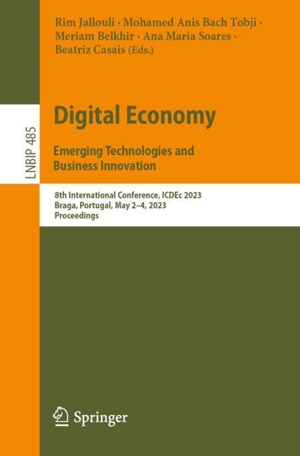 Couverture_Digital Economy. Emerging Technologies and Business Innovation