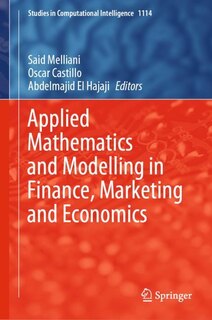 Front cover_Applied Mathematics and Modelling in Finance, Marketing and Economics