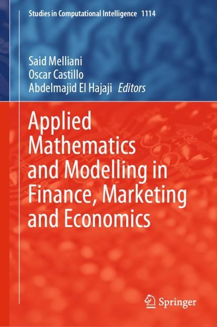 Front cover_Applied Mathematics and Modelling in Finance, Marketing and Economics
