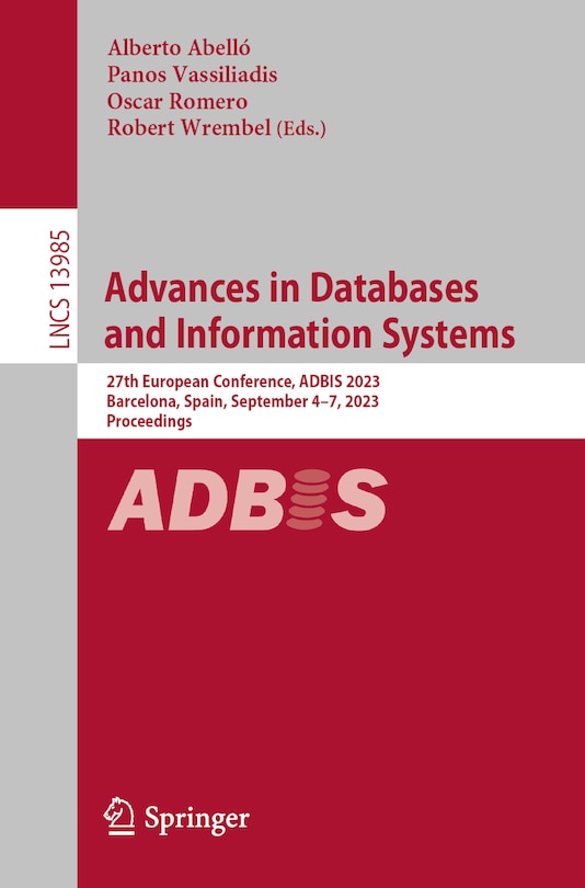 Couverture_Advances in Databases and Information Systems
