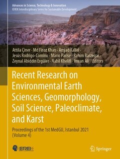 Couverture_Recent Research on Environmental Earth Sciences, Geomorphology, Soil Science, Paleoclimate, and Karst