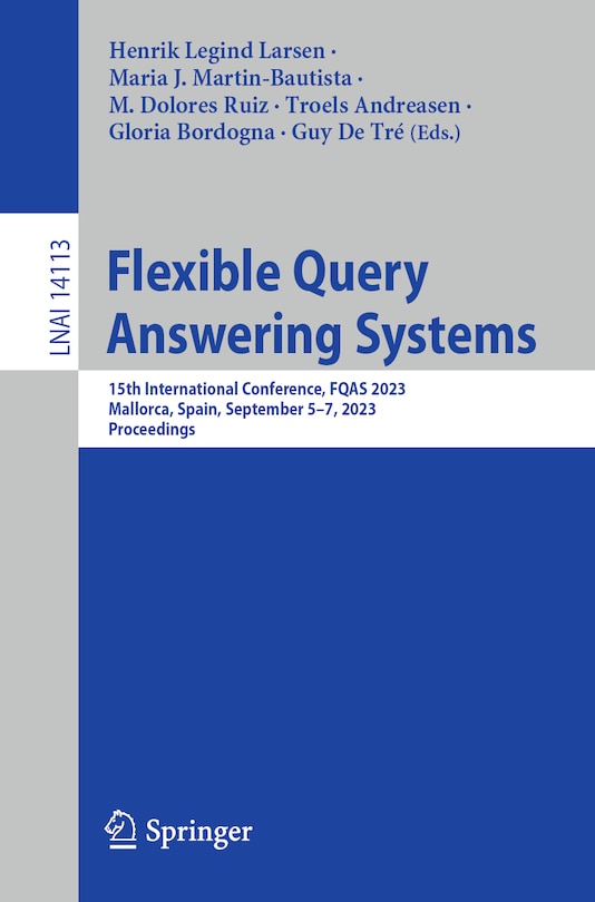 Couverture_Flexible Query Answering Systems
