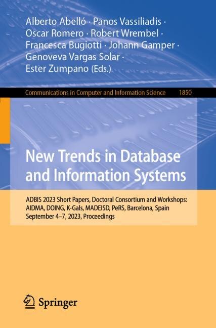 Front cover_New Trends in Database and Information Systems