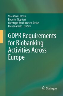 Couverture_GDPR Requirements for Biobanking Activities Across Europe