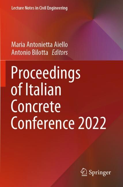 Front cover_Proceedings of Italian Concrete Conference 2022