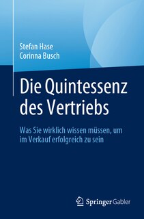 Front cover_Die Quintessenz des Vertriebs