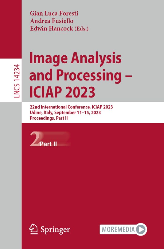 Front cover_Image Analysis and Processing - ICIAP 2023