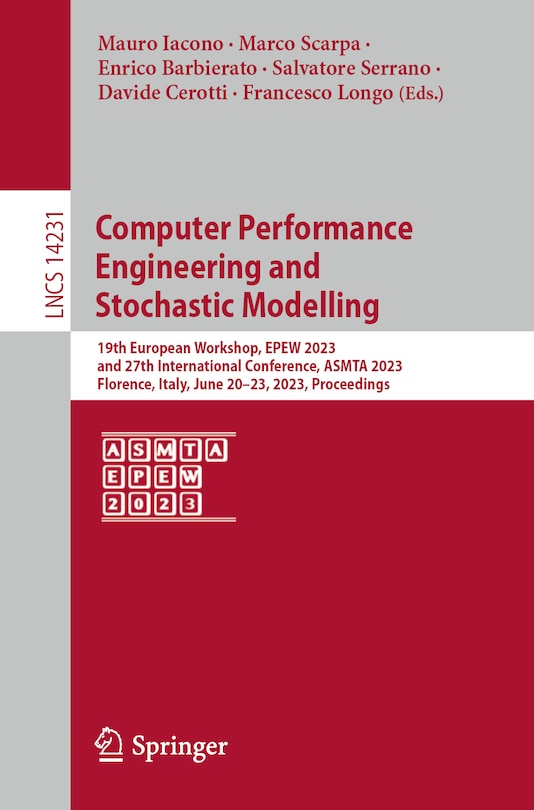 Couverture_Computer Performance Engineering and Stochastic Modelling