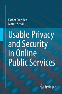 Couverture_Usable Privacy and Security in Online Public Services