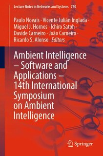 Front cover_Ambient Intelligence - Software and Applications - 14th International Symposium on Ambient Intelligence