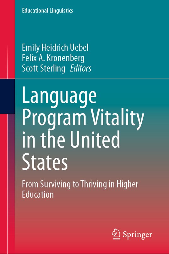 Front cover_Language Program Vitality in the United States