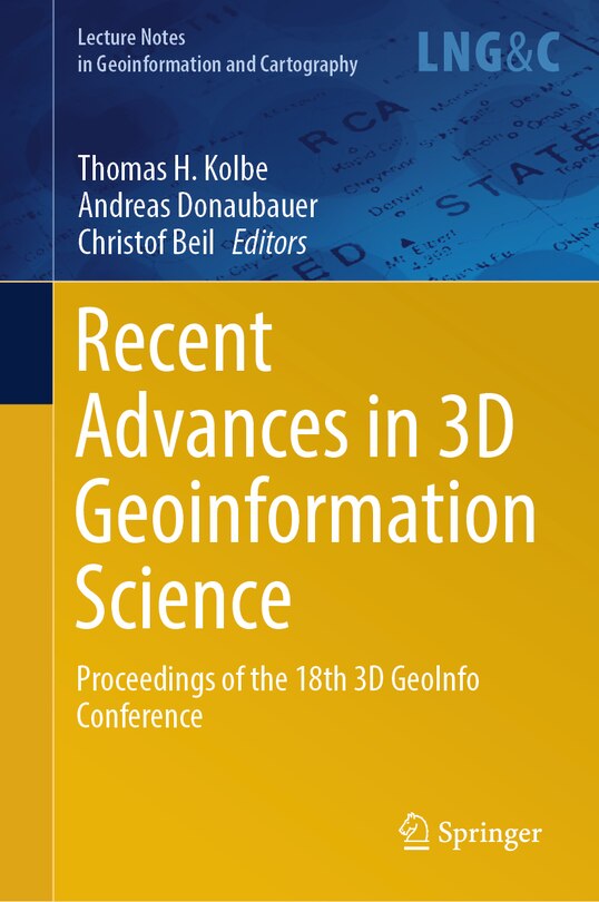 Front cover_Recent Advances in 3D Geoinformation Science