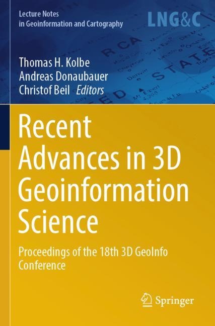 Front cover_Recent Advances in 3D Geoinformation Science