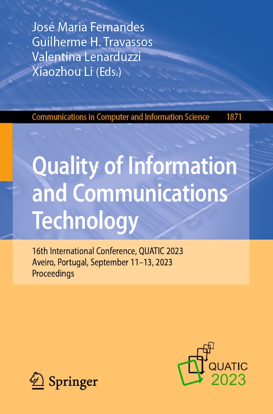 Front cover_Quality of Information and Communications Technology