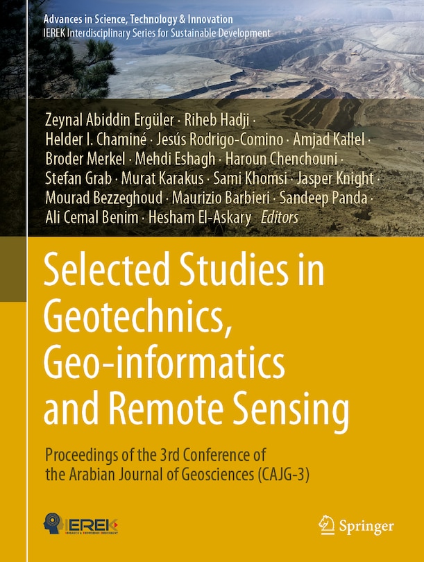 Couverture_Selected Studies in Geotechnics, Geo-Informatics and Remote Sensing