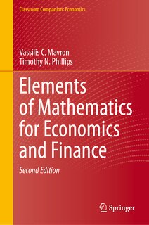Couverture_Elements of Mathematics for Economics and Finance