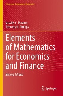 Front cover_Elements of Mathematics for Economics and Finance