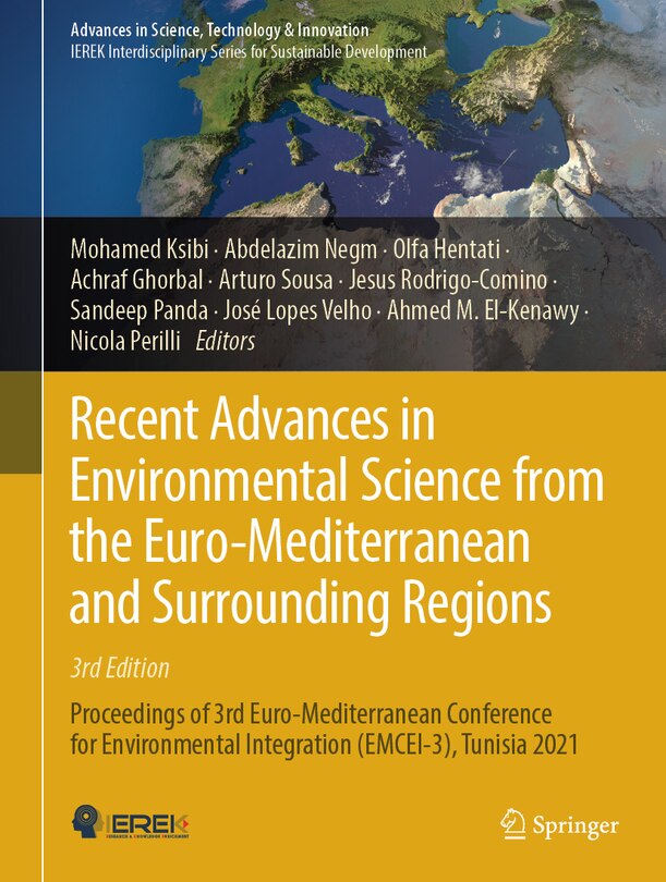 Couverture_Recent Advances in Environmental Science from the Euro-Mediterranean and Surrounding Regions (3rd Edition)
