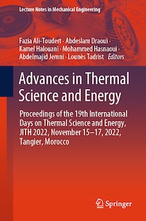 Couverture_Advances in Thermal Science and Energy